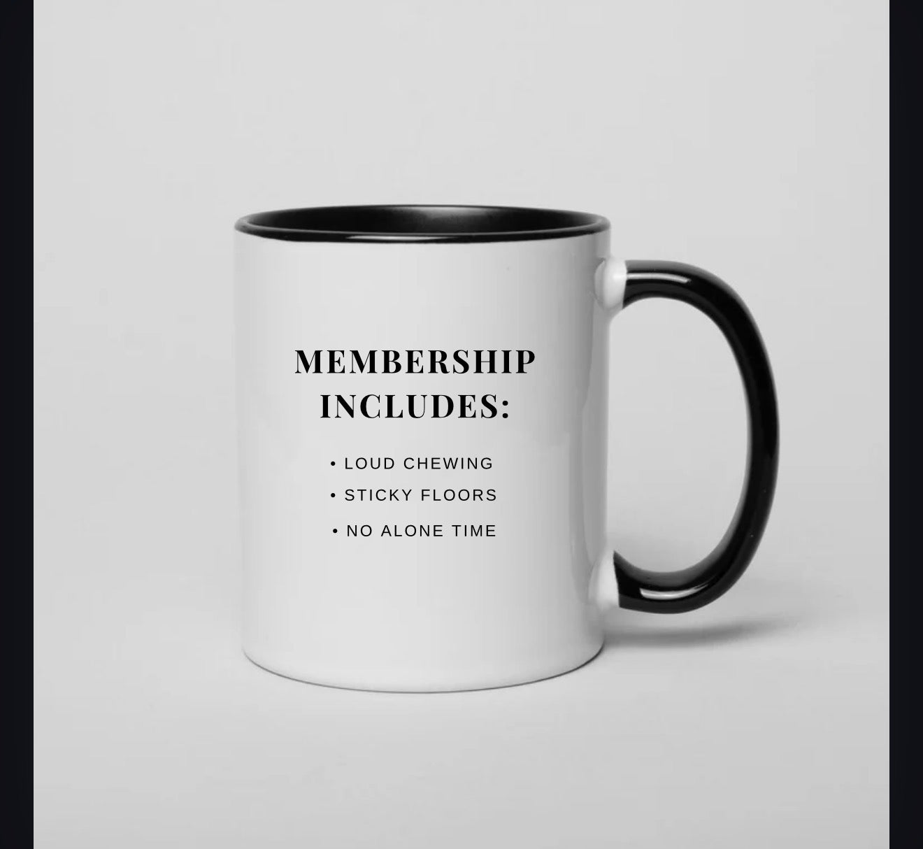 Overstimulated Moms Club Mug – Funny Minimalist Mom Coffee Cup Gift