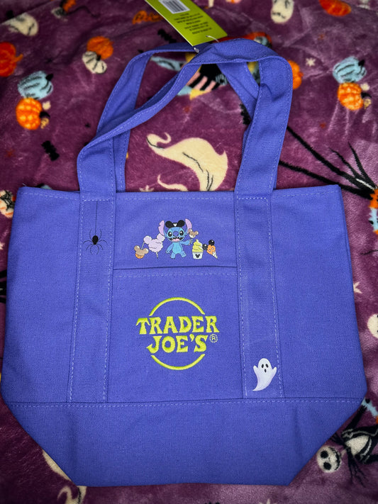 Trader Joe’s mini tote Bag ( stitch )